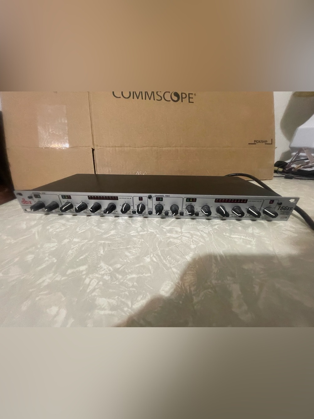 Dual-Channel Audio Processor Rack Unit - dbx 166xs